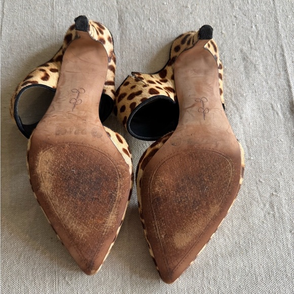 Jessica Simpson Leopard Print Heels - Picture 6 of 8